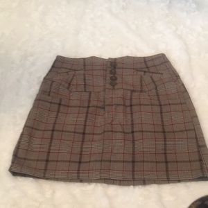 Plaid Mini Skirt